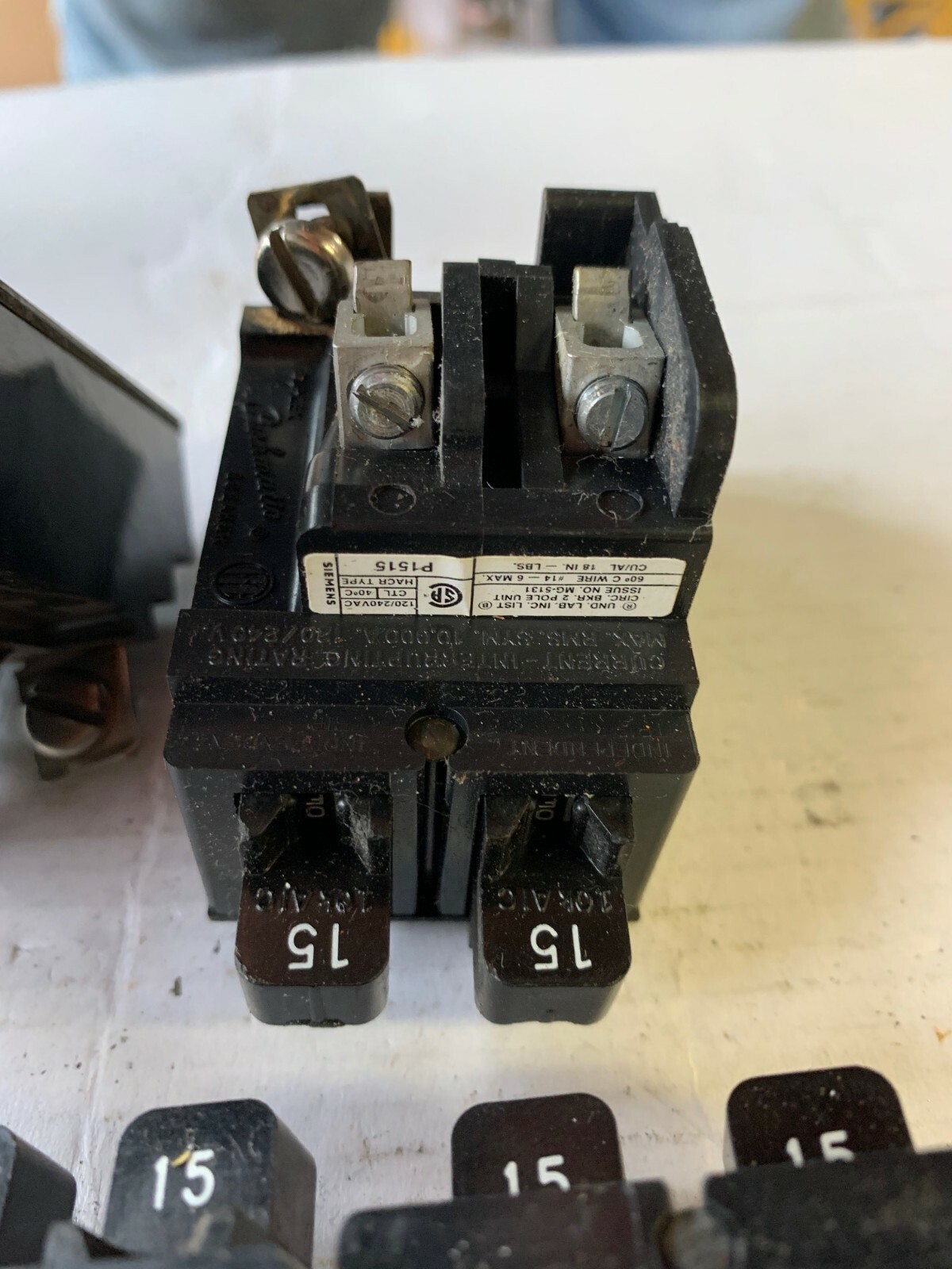 PUSHMATIC Bulldog Gould ITE Circuit Breaker 1 or 2 pole 1yr warranty-pick model