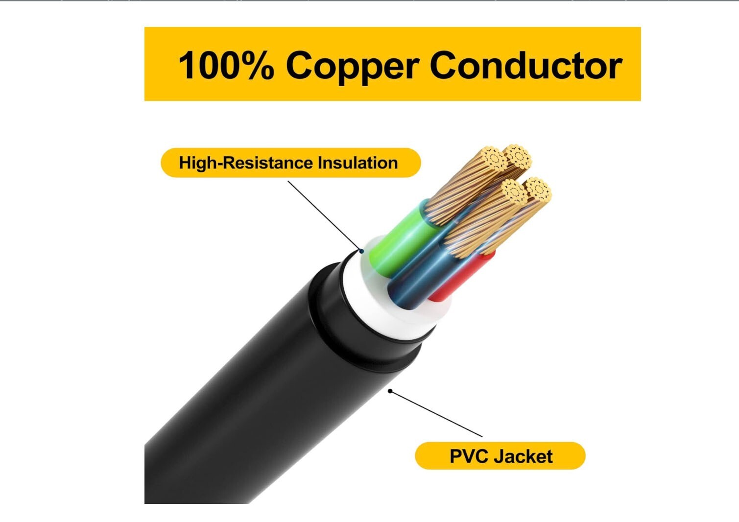 6-30P/L6-30R Heavy Duty Generator Locking Power Cord 7500W,30A,3prong,10FT