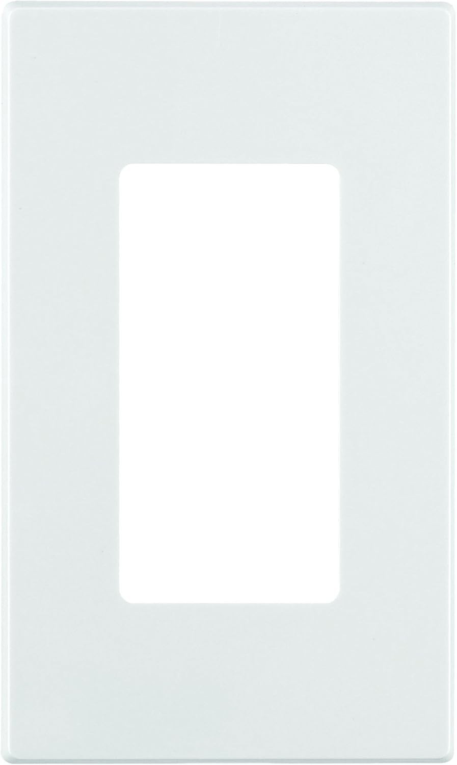 1-Gang Decora Plus Screwless Wall Plate 80301-SW White