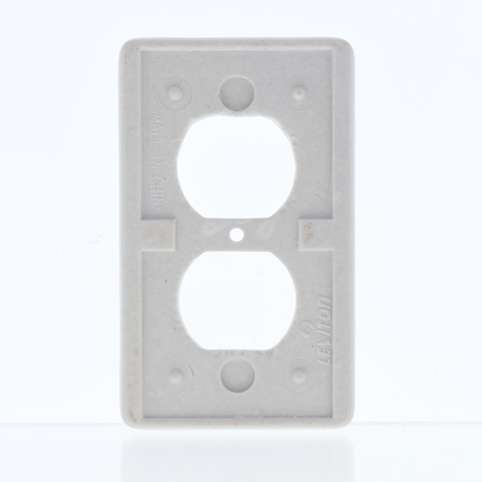 Leviton 89503-WFL WildFlower 1-Gang Duplex Ceramic Standard Wallplate Cover 5pcs