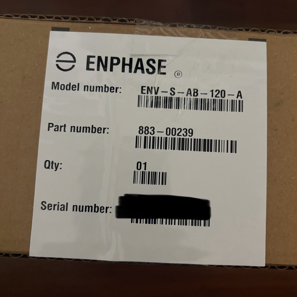 Enphase Envoy S Solar Gateway Module ENV-S-AB-120-A MPN 883-00239