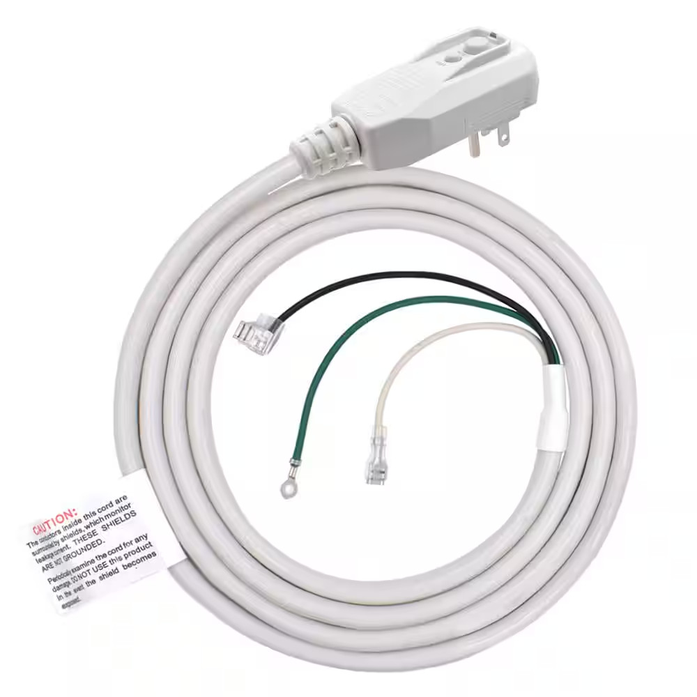7.5Ft. 120V 10Amp 1200W LCDI Power Cord Plug for Air Conditioner,Leakage Current