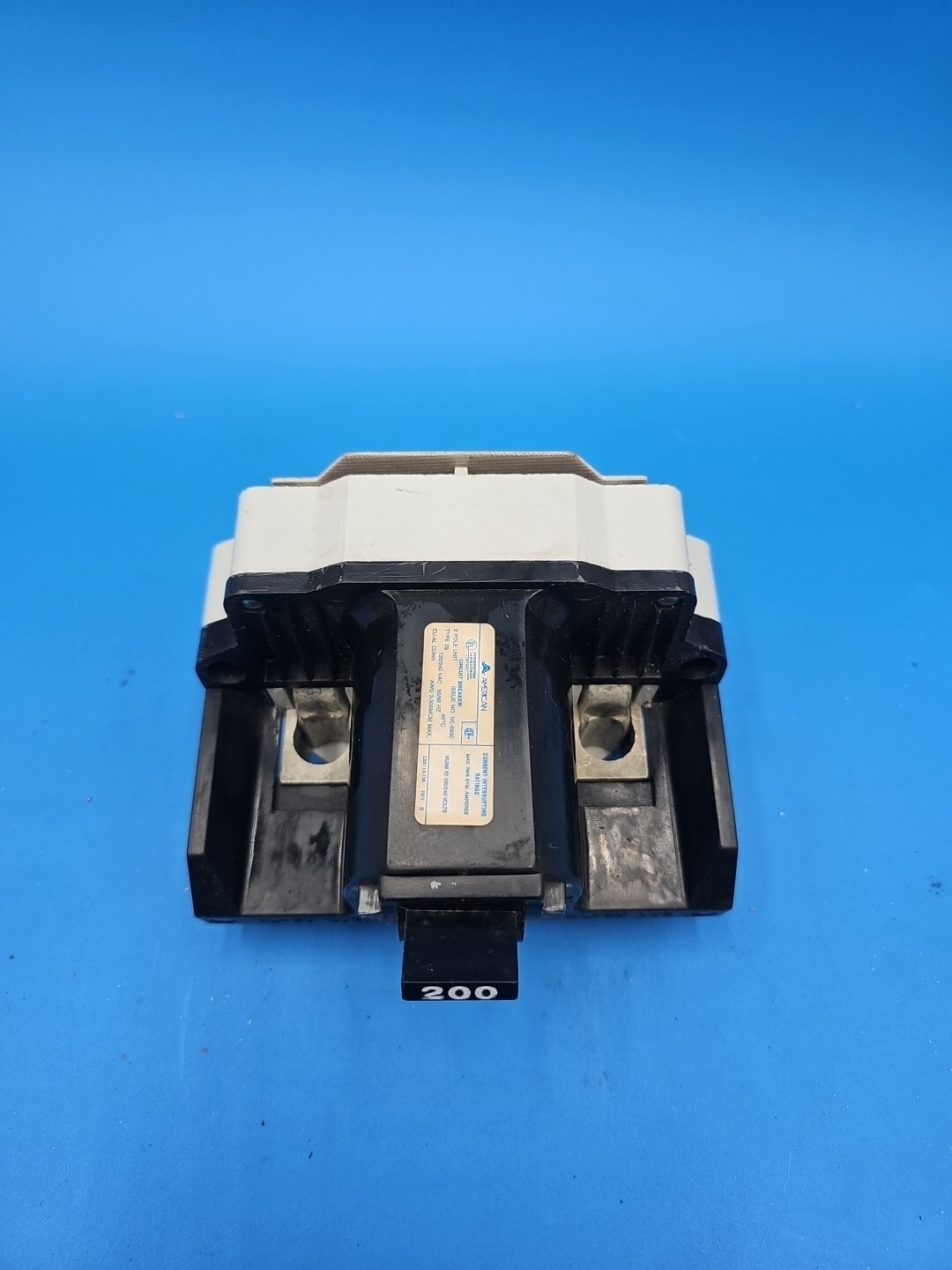 American Federal Pacific Stab-Lok FPE type 2B MAIN 200A Circuit Breaker. 2B200