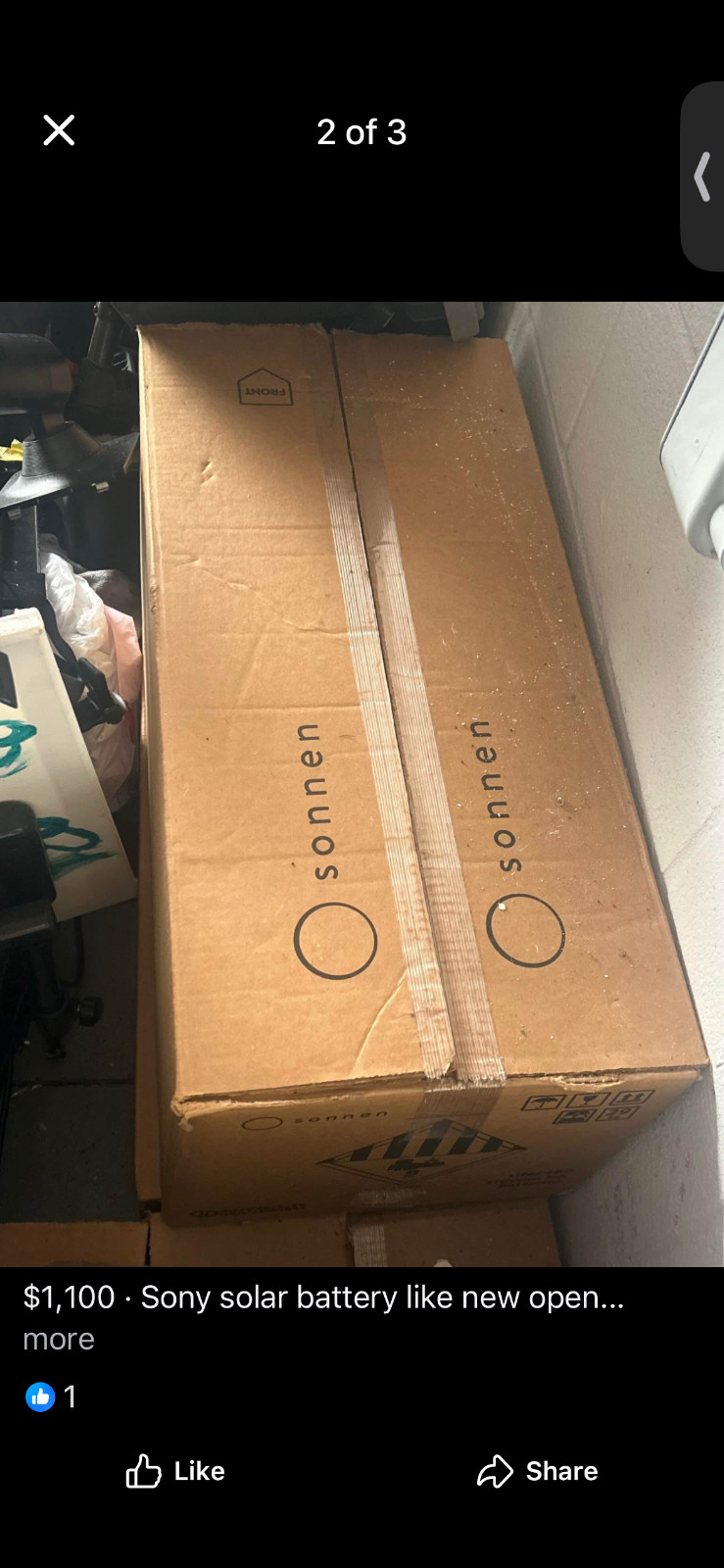 Enphase Solar batteries for back up system. Never used have 5 in box.