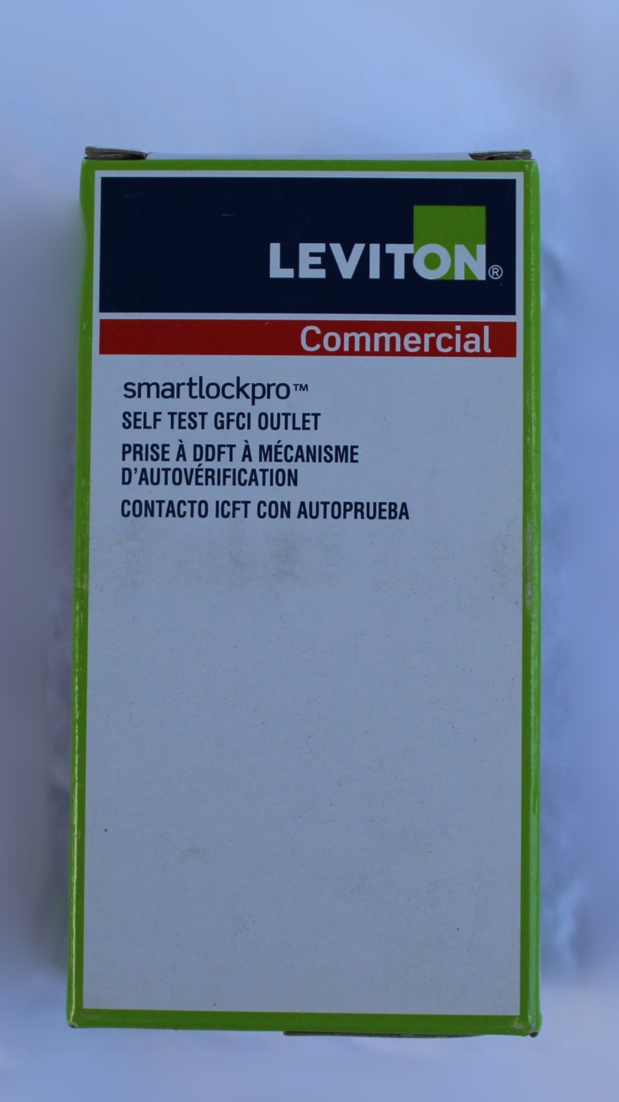Leviton GFWT1W Self-Test SmartlockPro GFCI Receptacle – White