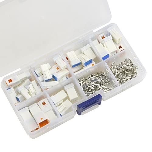 19 Sets Connector Waterproof 2 3 4 6 8 Pin Way Male and Female Plug Electric