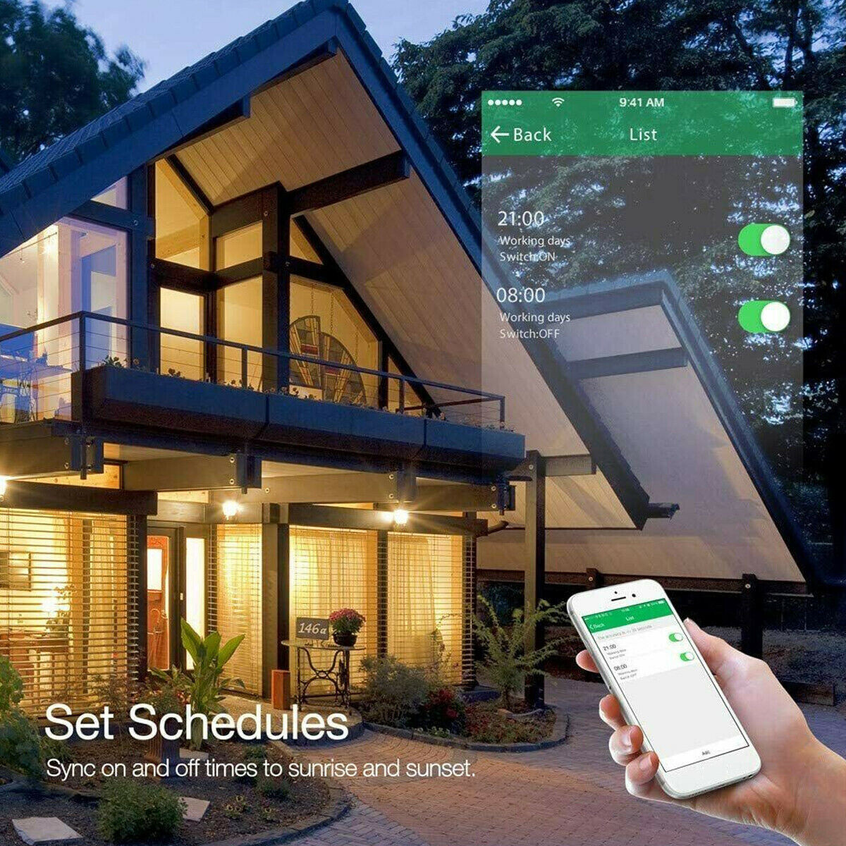 WiFi Smart Wall Touch Light Switch Glass Panel For Alexa Google APP Fireproof