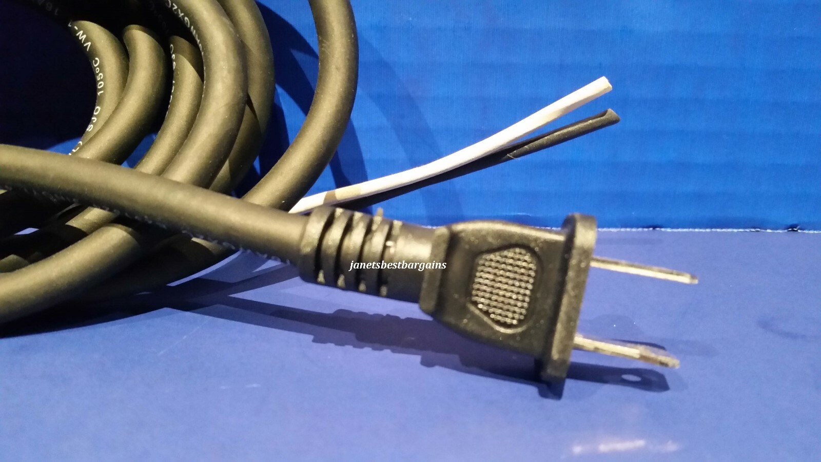 Replacement Power Tool Cord 16′ Foot 16/2 16 Gauge 2 Wire 300 Volt SJO UL/CUL