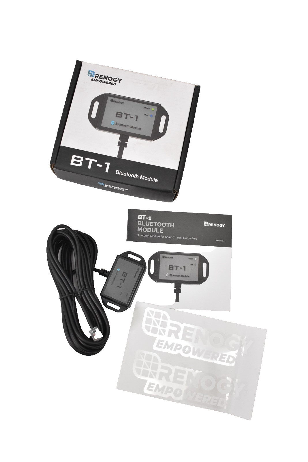 Renogy BT-1 Bluetooth Module Solar Charge Controller Monitor New RCM-BT1-G1-US