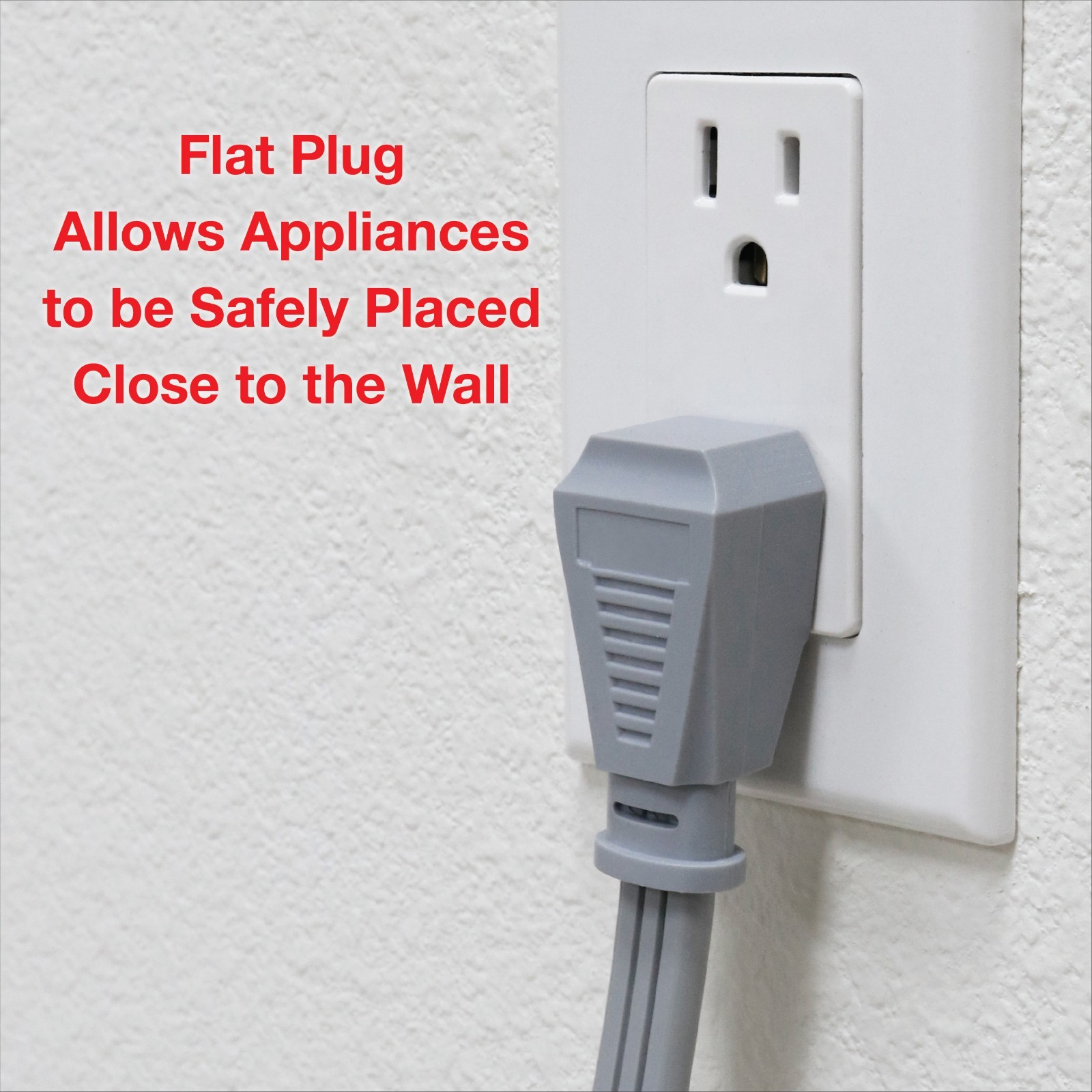 CP 9ft Air Conditioner Major Appliance Extension Cord 3-Prong 14/3 Gray CP10003