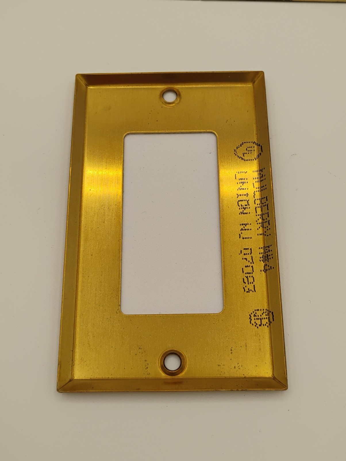 Unbranded, Mulberry Brass 1-Gang Rocker Light Switch Wall Plates, Lot Of 5