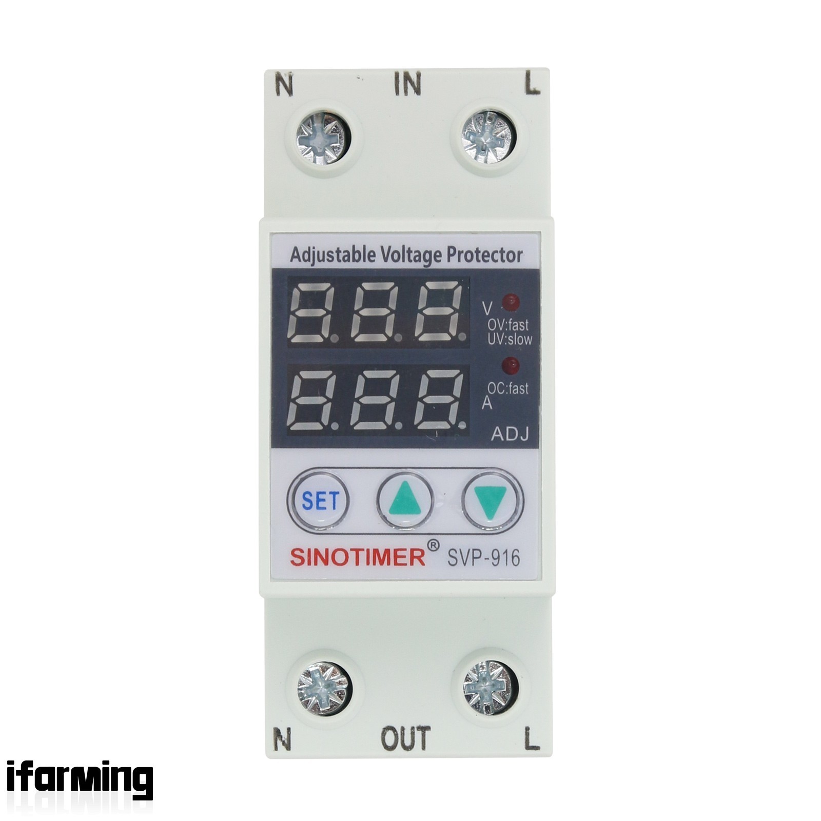 Over Voltage Protection Limit Current Dual Display Adjustable Voltage Monitoring