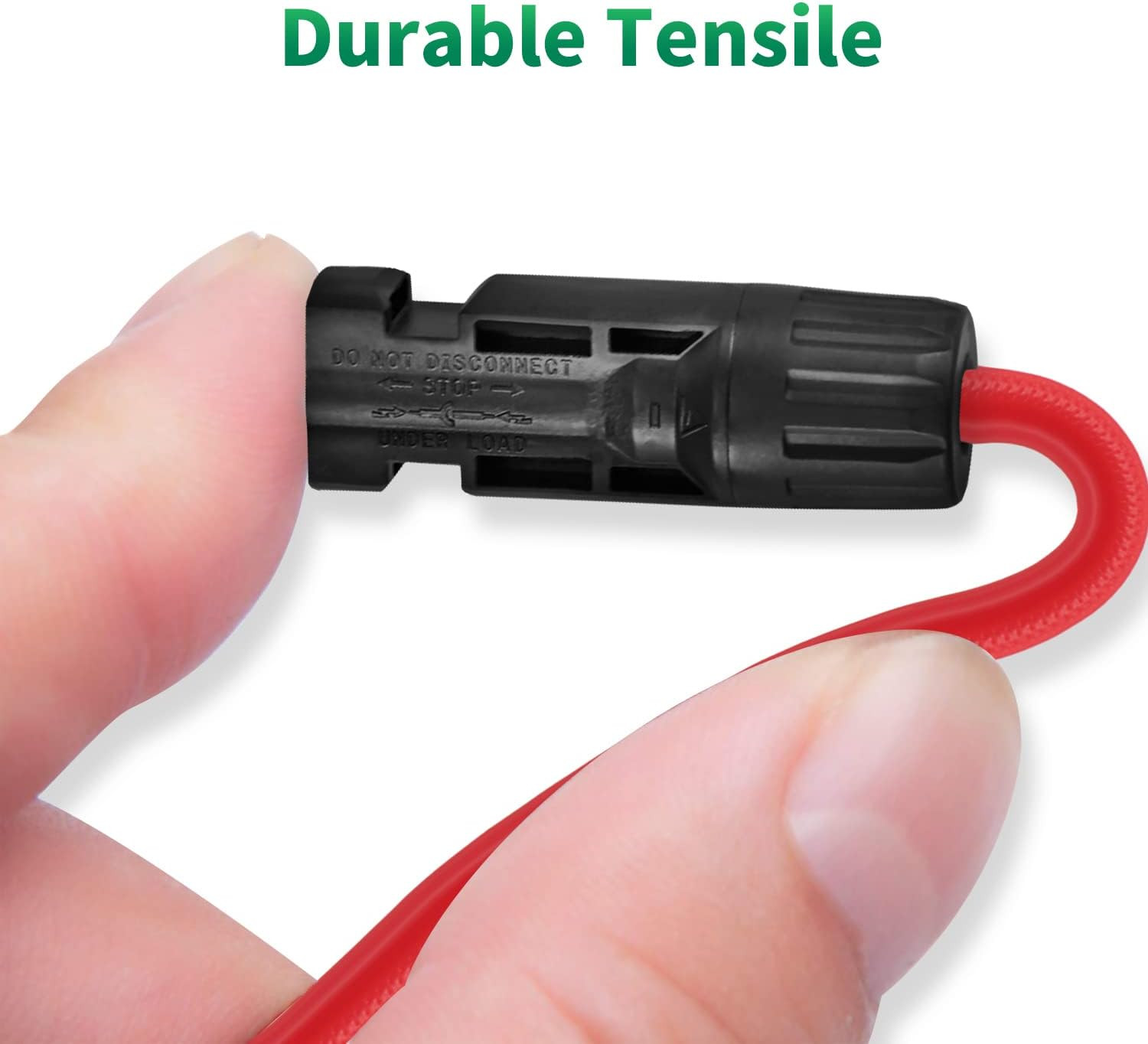 Solar Connectors Y Branch Parallel Adapter 10AWG Cable for Solar Panel (Red & Bl