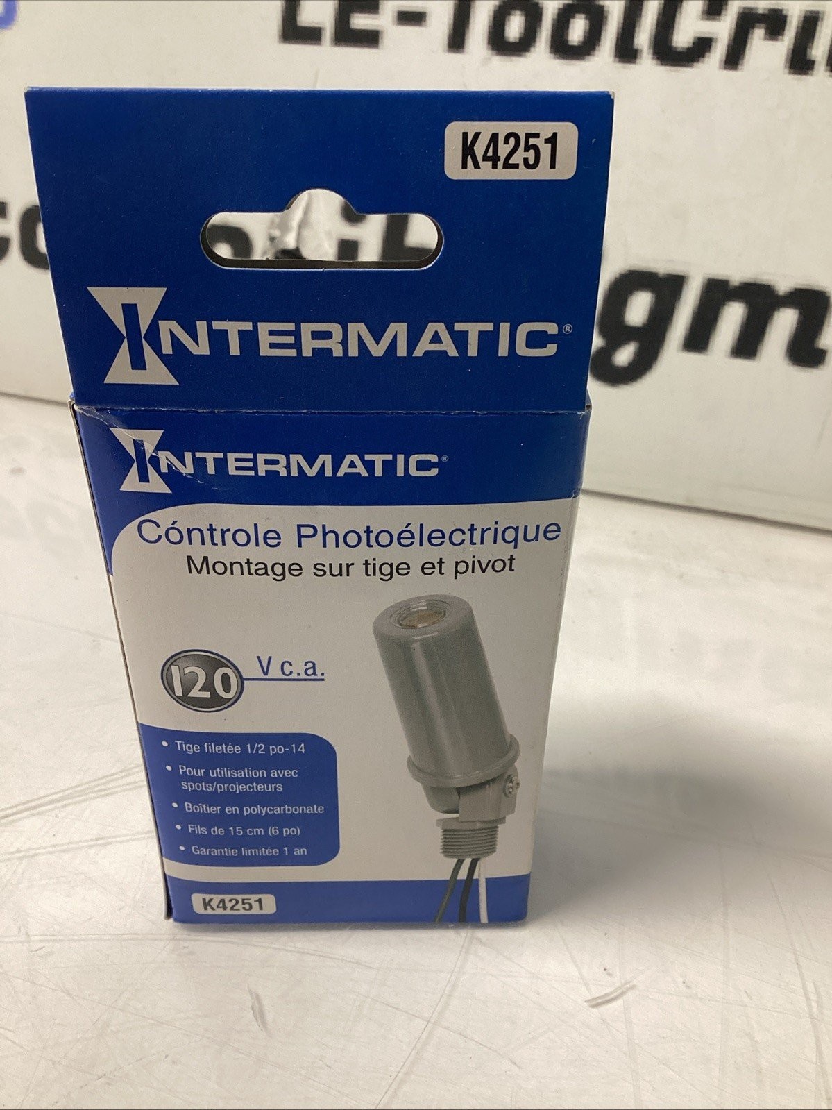 Intermatic K4251 Photo Control, 120 Vac S-739