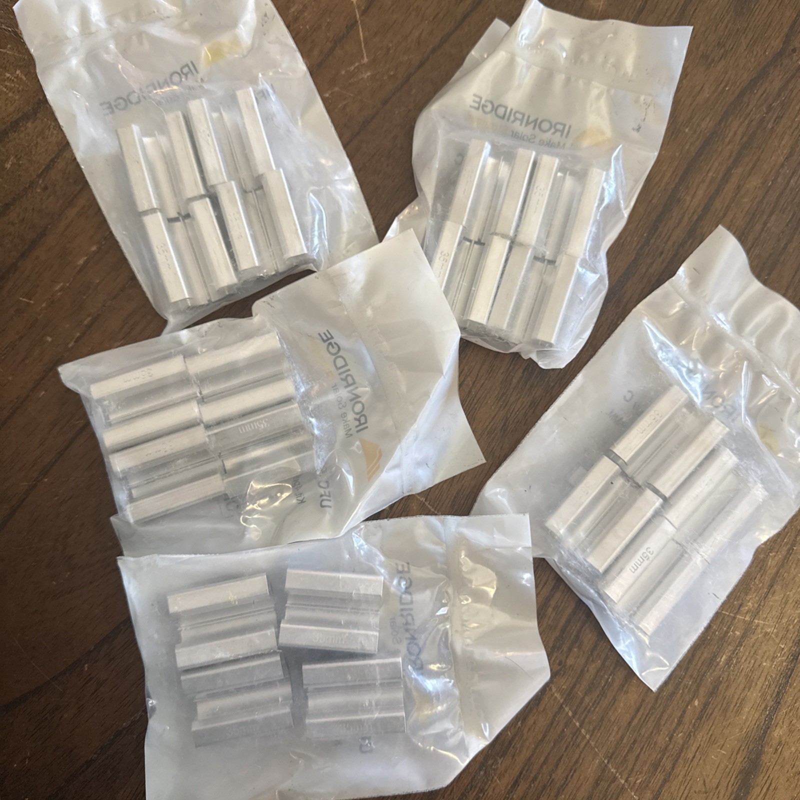 IronRidge Stopper Sleeve kit UFO-STP-35MM Rev C Lot Of 5 NOS