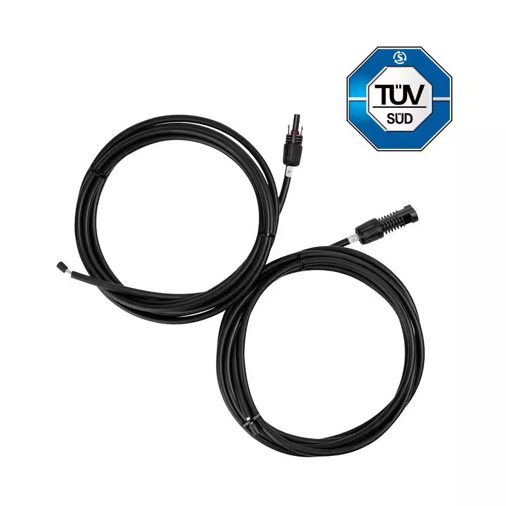 10 Ft. 10 AWG Solar Panel and Charge Controller Connector Adaptor Kit Cables
