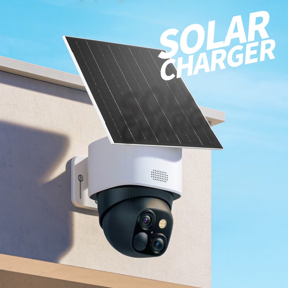 4 Pack Solar Panel for Ring Spotlight Camera/Stick Up Cam Battery Charger 8W 5V
