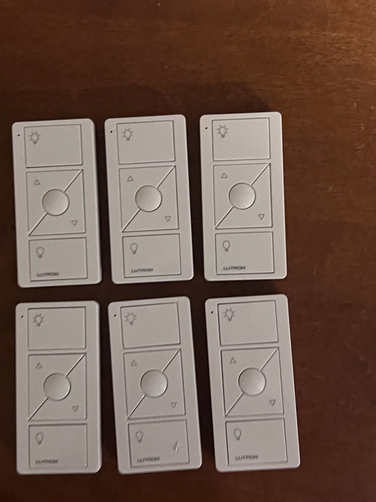 Lutron Pico Remote Wireless Control PJ2-3BRL-WHITE package Of Six- New Brand New