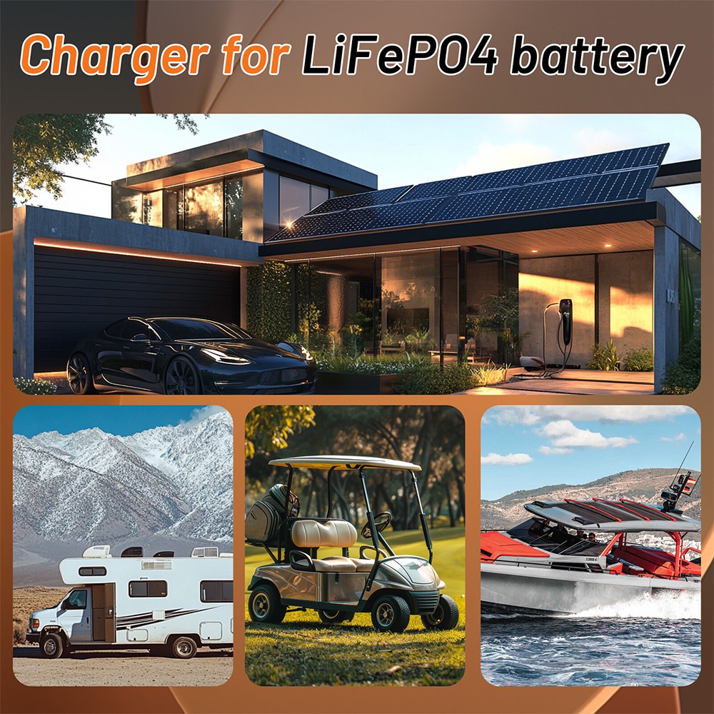 48V 50Ah/100Ah LiFePO4 Lithium Battery Built-in BMS Deep Cycle For RV Golf Cart