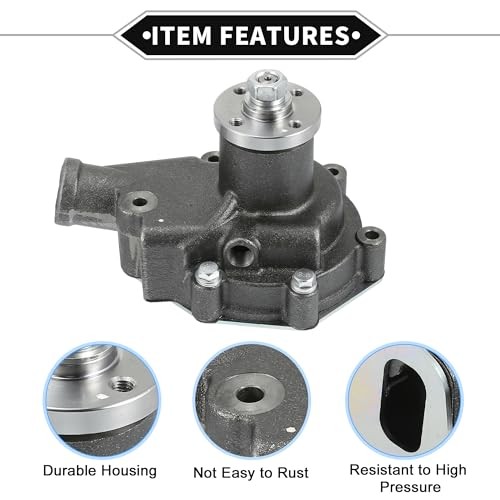 Water Pump Kit Compatible for Mitsubishi 4DR5 4DR-5 Engine, Durable Metal Deep