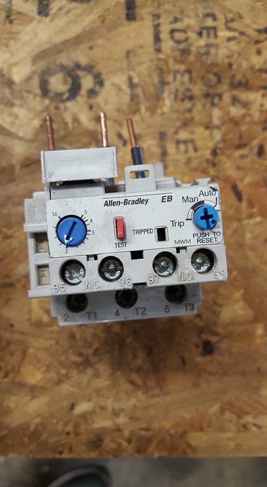 ALLEN BRADLEY 193-EB1EB OVERLOAD RELAY W228