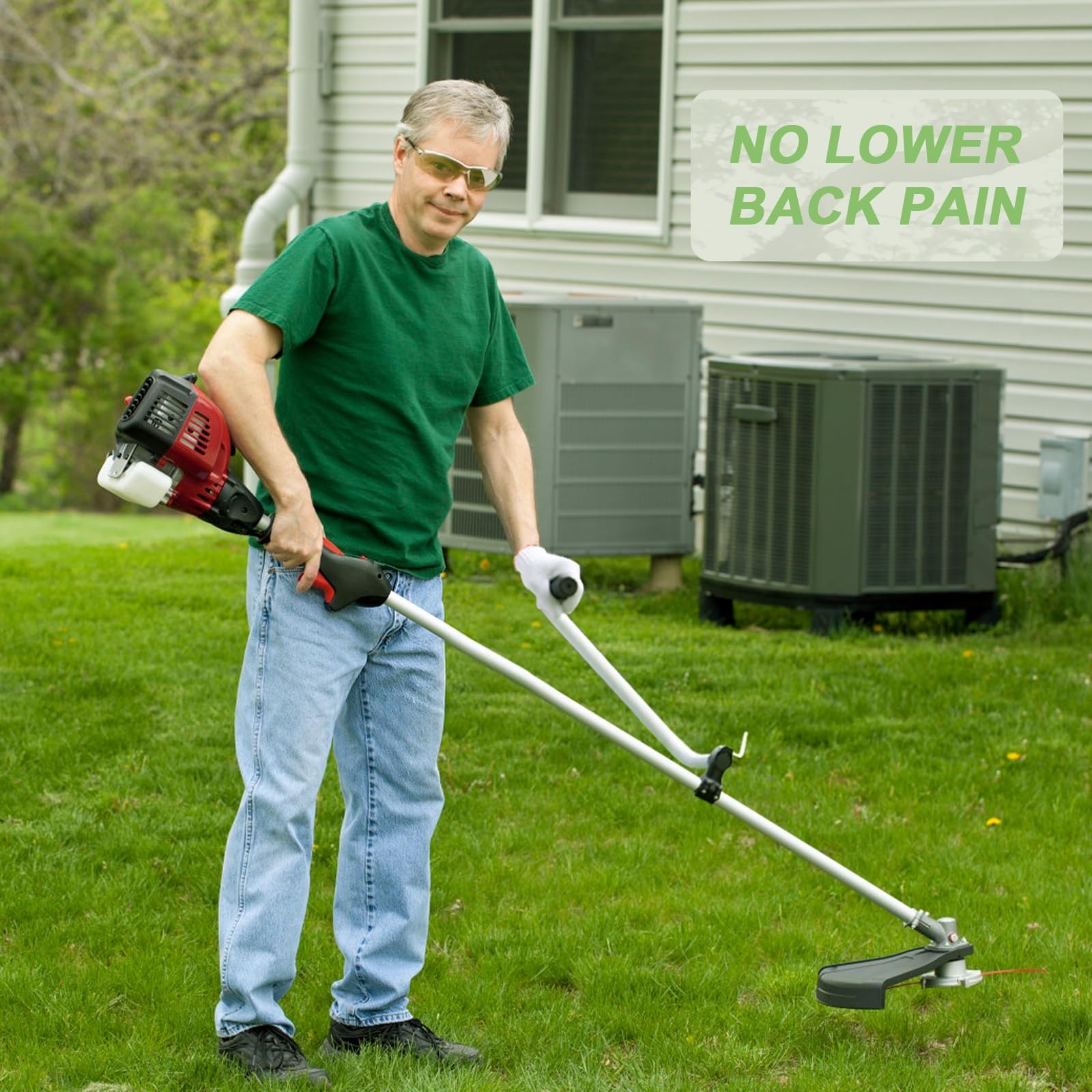 Weedeater Handle, Weedeater Handle Extension, Ergonomic Trimmer Handle Grip, …