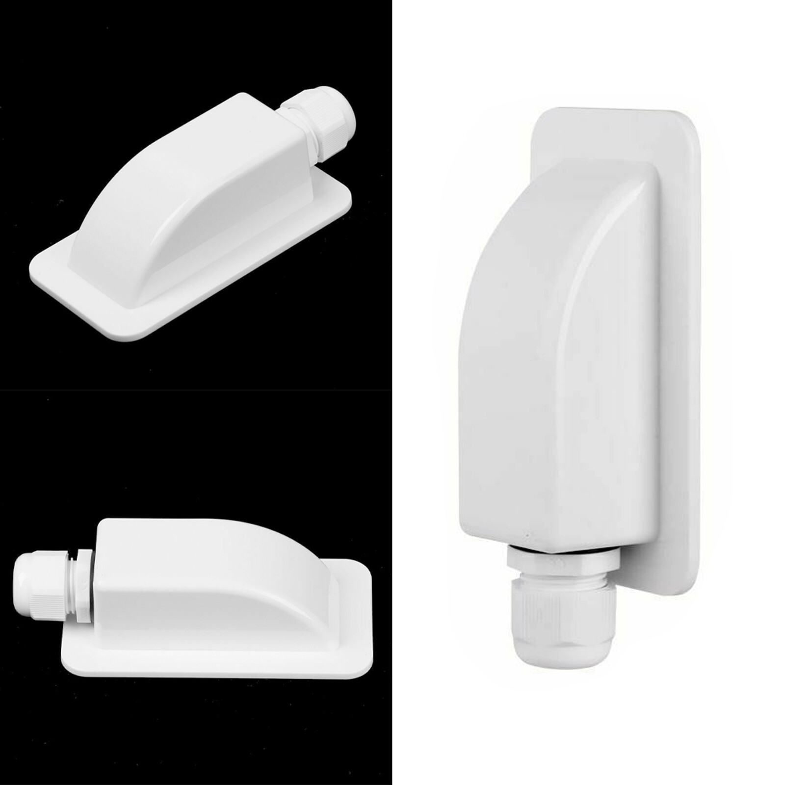 Single/Double Cable Entry Gland Waterproof Housing For RV Caravan Boat Camping