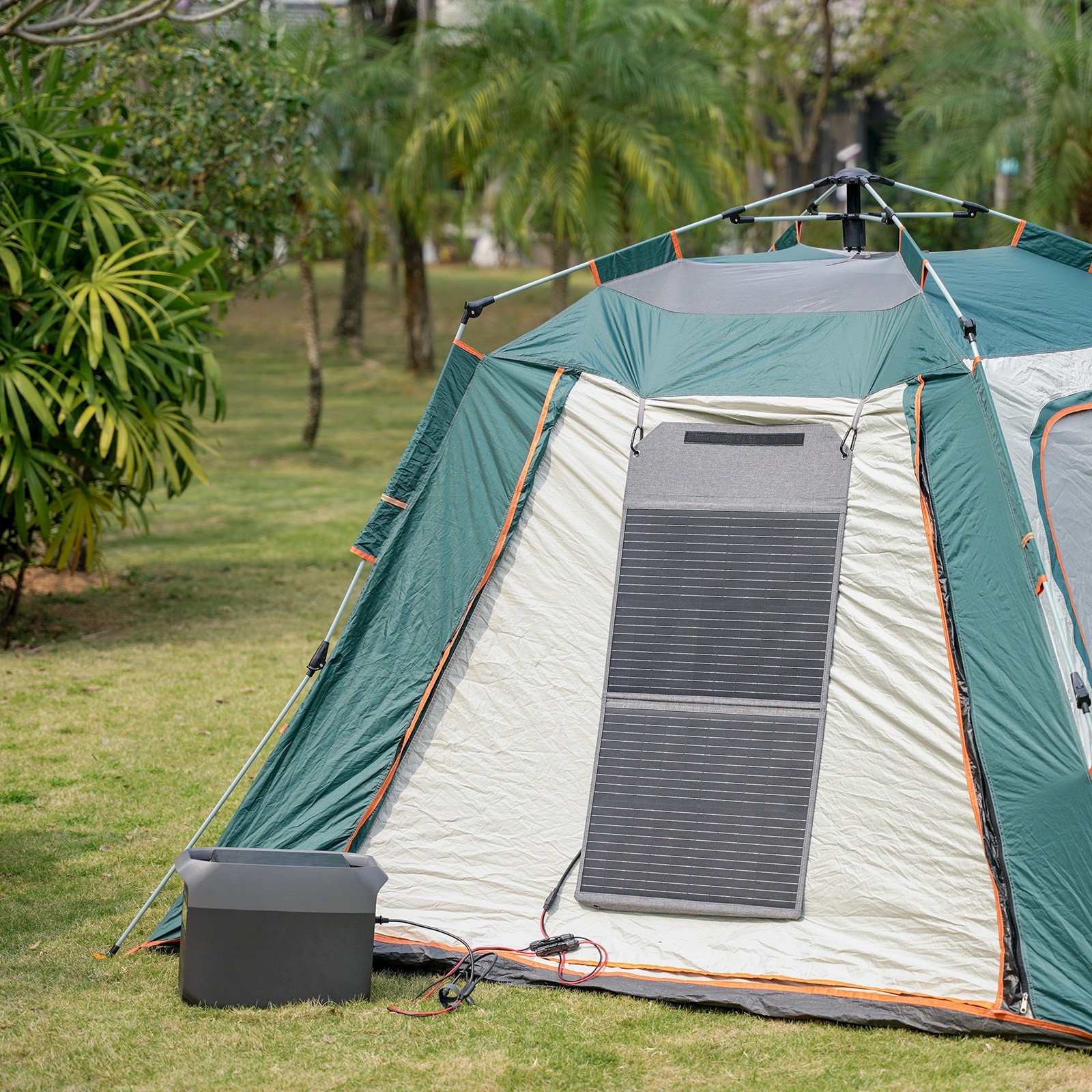 MHPOWOS 20V 100W Watt Portable Solar Panel for Outdoor Camper Camping RV Trip