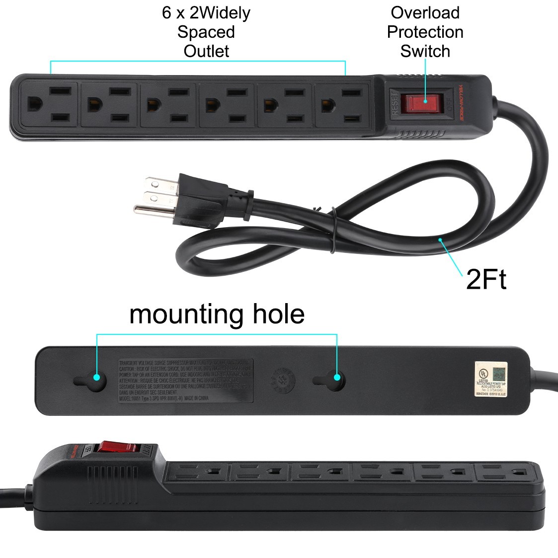 Fast 22W USB-C Portable Charger 10000mAh PD&QC3.0 Power Bank for iPhone,iPad,ect