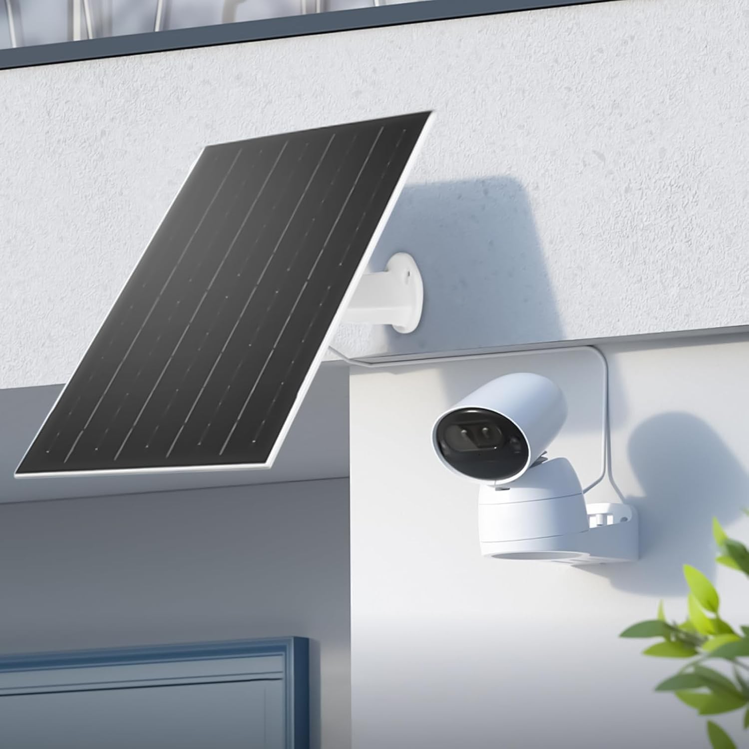 8W Solar Panel Charger for Ring Camera Spotlight & Stick Up Cam with 10ft Cable