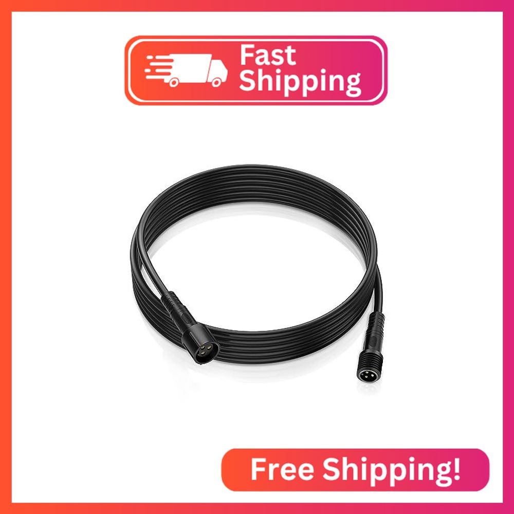 MICTUNING 6.56FT 3Pin RGB+IC Extension Wire Cable Cord for V1 W1 C2 Q1 Q2 Max RG