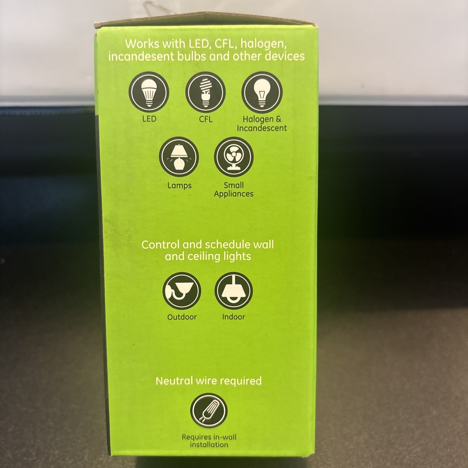 GE Enbrighten In-Wall Z-Wave Plus White Tamper-Resistant Smart Outlet