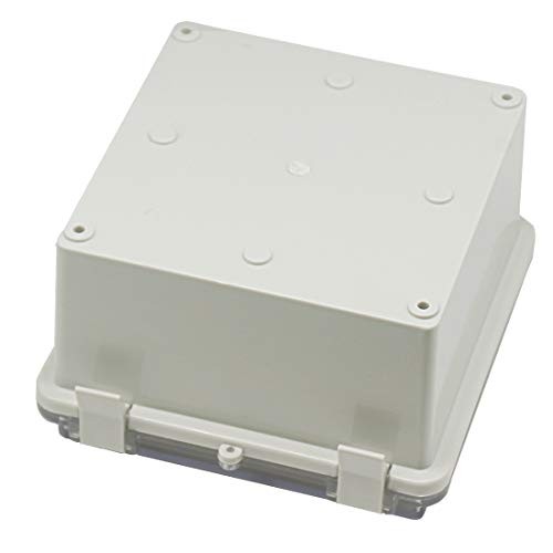 Junction Box ABS Plastic Dustproof Waterproof IP65 5.9″ x 5.9″ x 3.5″