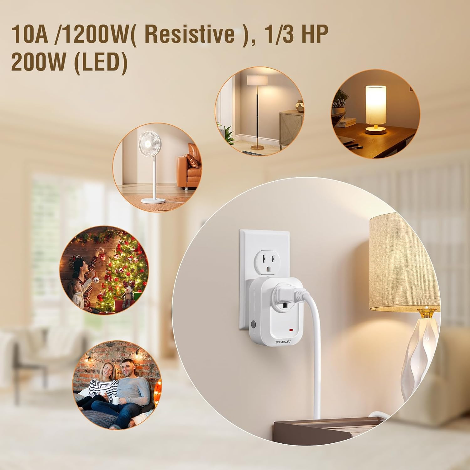 Wireless Wall Switch Set – No Wiring, 100ft Range, Expandable