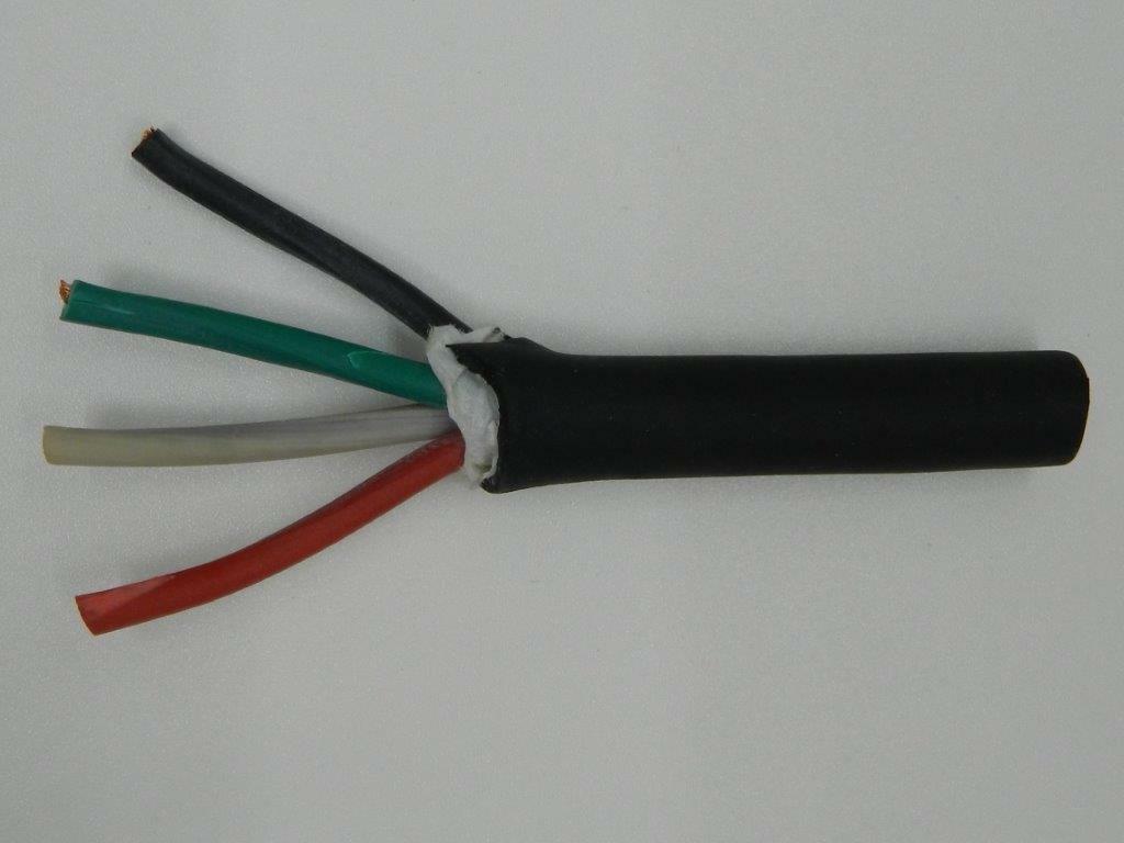 5 ft 16/4 SJOOW SJO SJ Black Rubber Cord Outdoor Flexible Extension Wire/Cable