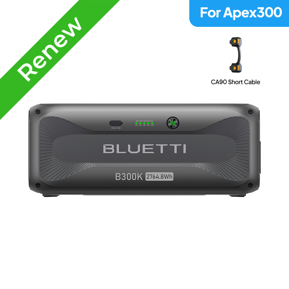 BLUETTI B300K 2764.8Wh Expansion LFP Battery for AC200L/AC300/AC500 Home Backup