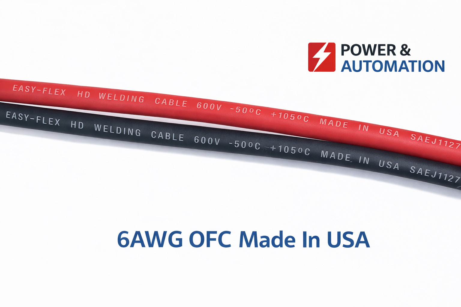 6 AWG Custom Battery Cable Pure Copper Welding Wire Car RV Solar Inverter Power