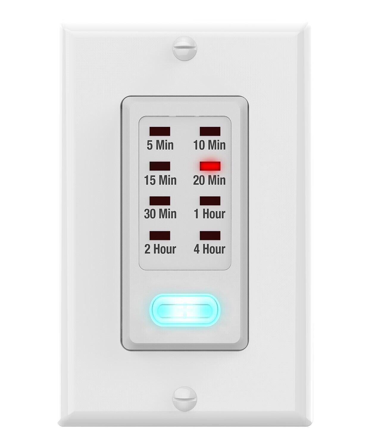 Fosmon In Wall Switch Gang Countdown Programmable Timer Auto Bathroom Fan Light