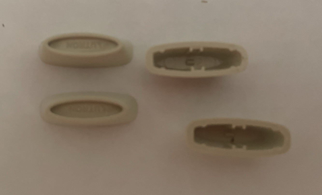 NEW qty.4 Lutron Almond Light Switch Knob Slider Slide Replacement