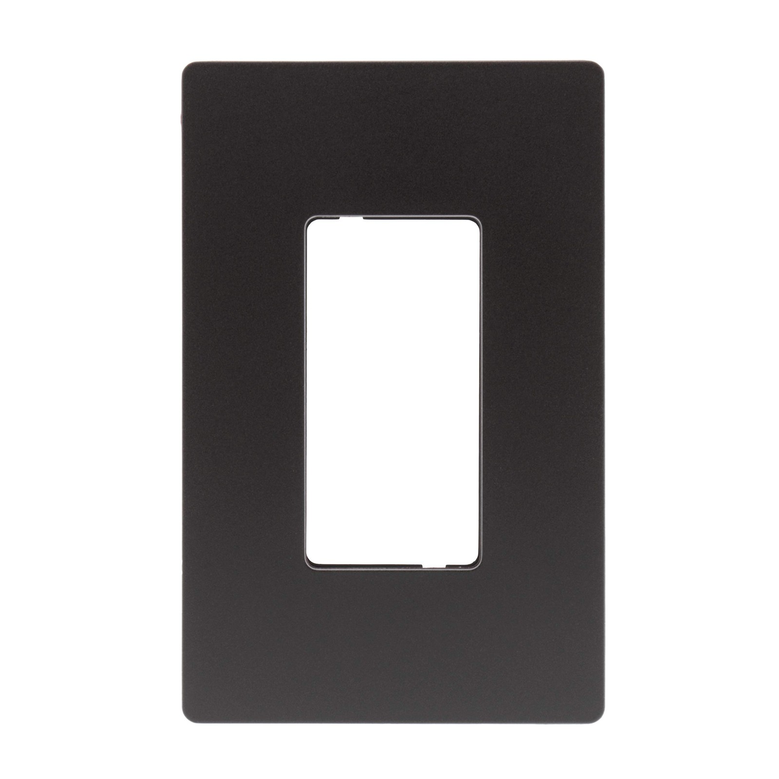 Dark Bronze Low Profile Wall Plate Modern Design Easy Install Scratch Resistant
