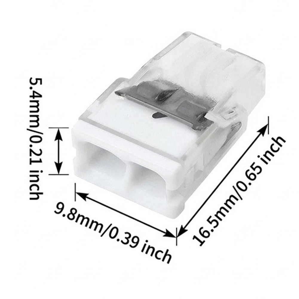 100pcs General Purpose Wire Connector 1 Input 2 Outputs for Maintenance Work
