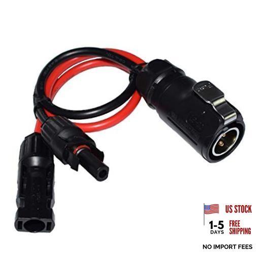 10AWG 2 Pin Power Industrial Circular Connector，for Furrion,Solar 40cm/1.3ft