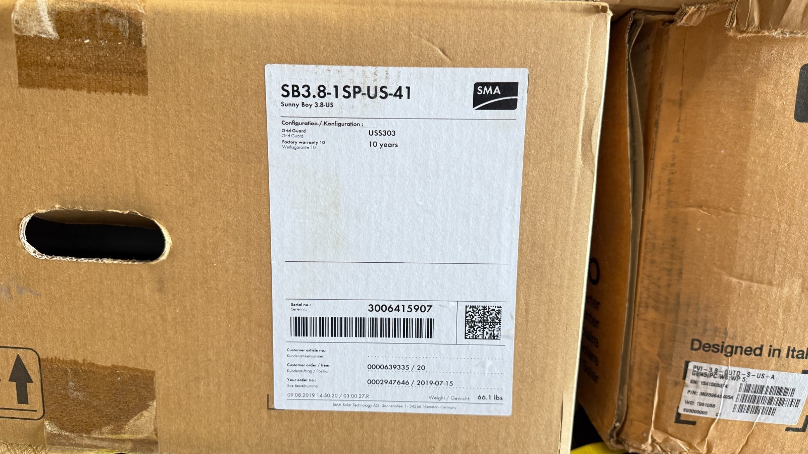 SMA Sunny Boy SB3.8-1 SP-US-41 Inverter