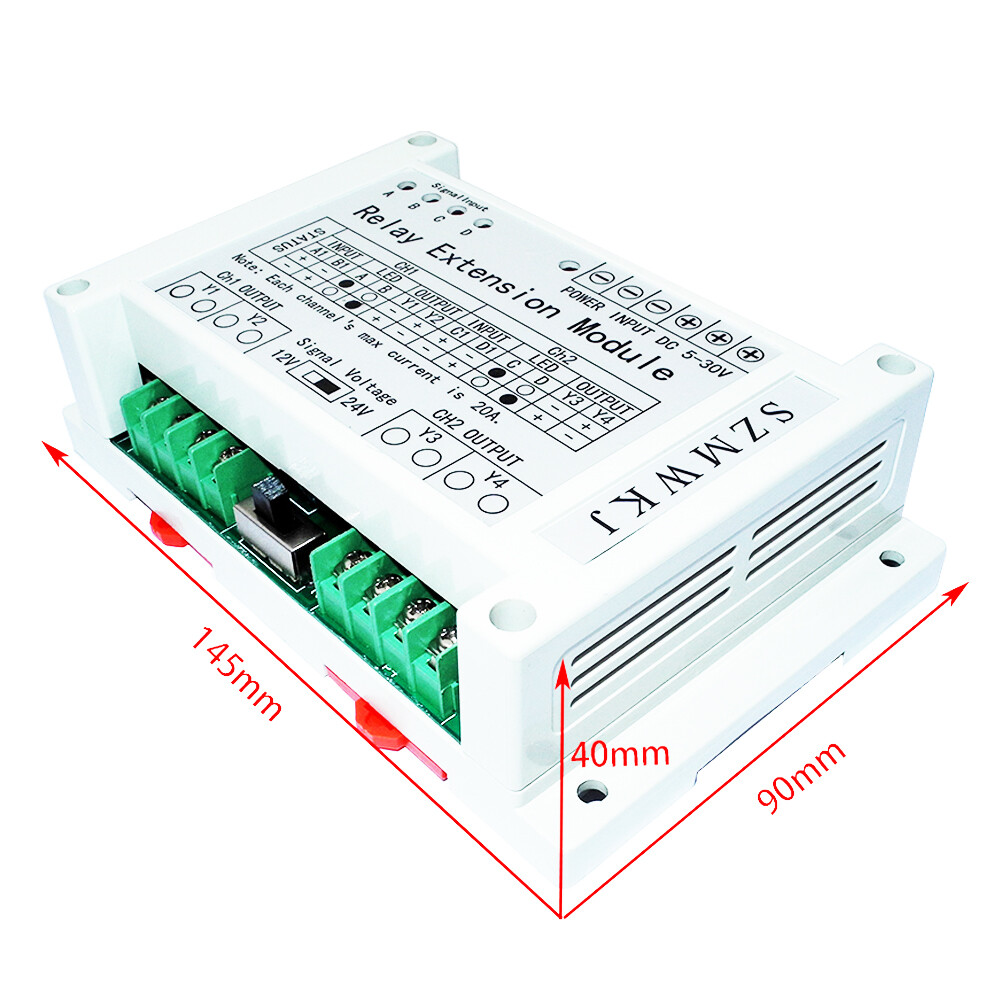 Single/Dual Axis Solar Tracker LCD Controller W/ Relay Extension Module Kits AT