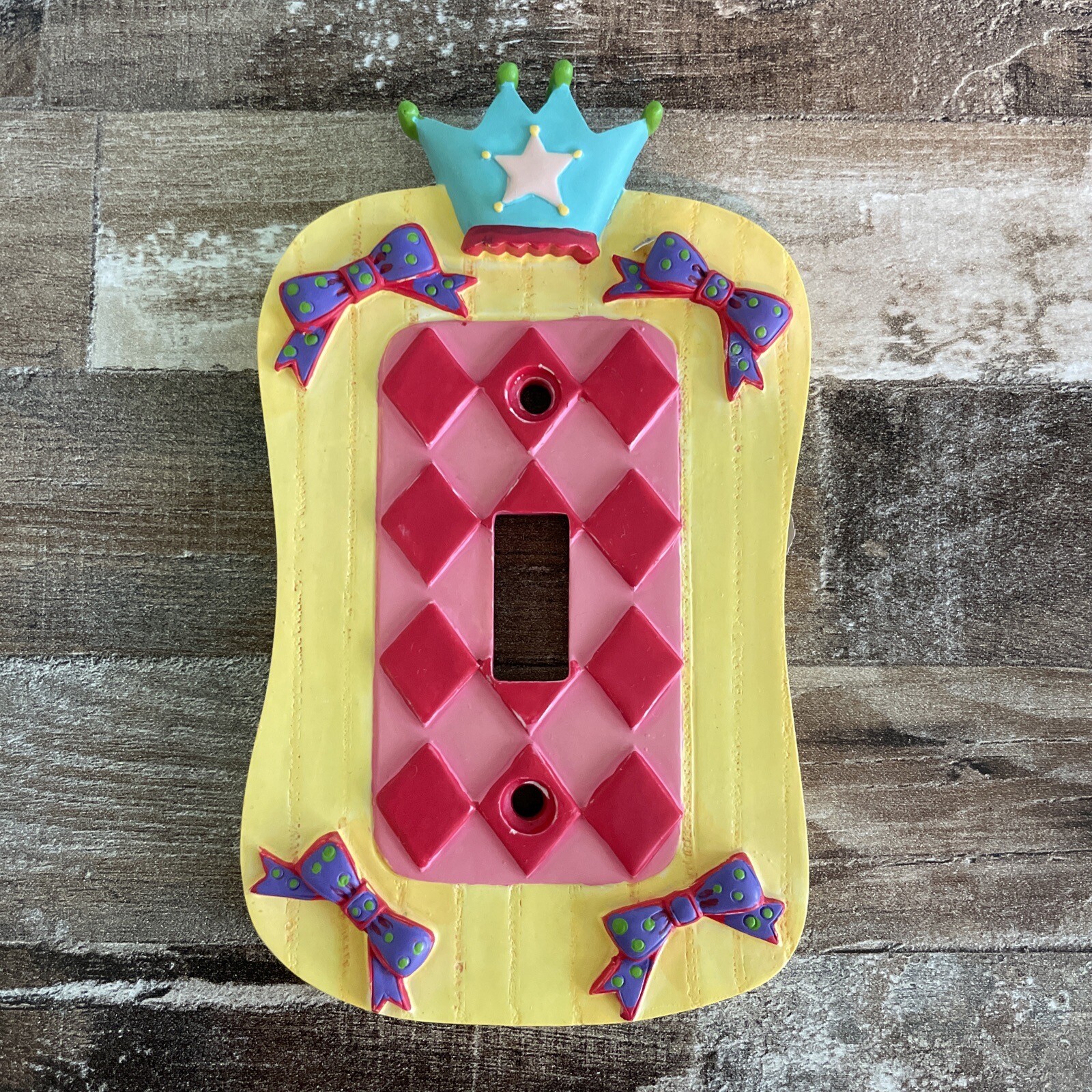 🔥Borders Unlimited SWITCH PLATE COVERS, Lot Of 2 ~ Princess – Castle Themed 🔥