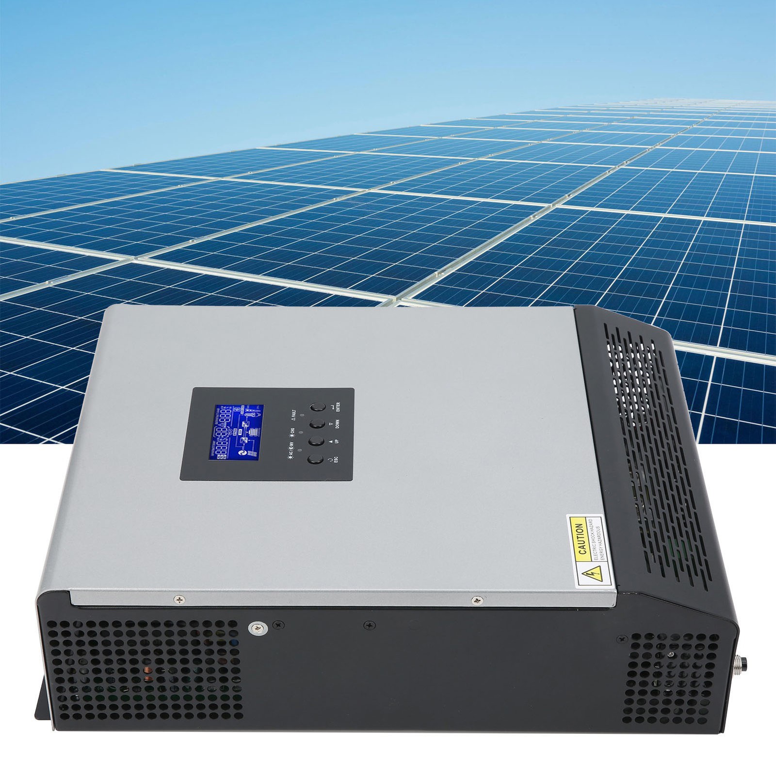 2400W PWM Solar Inverter 3KVA 24V DC 120V AC Multifunctional Battery Charger