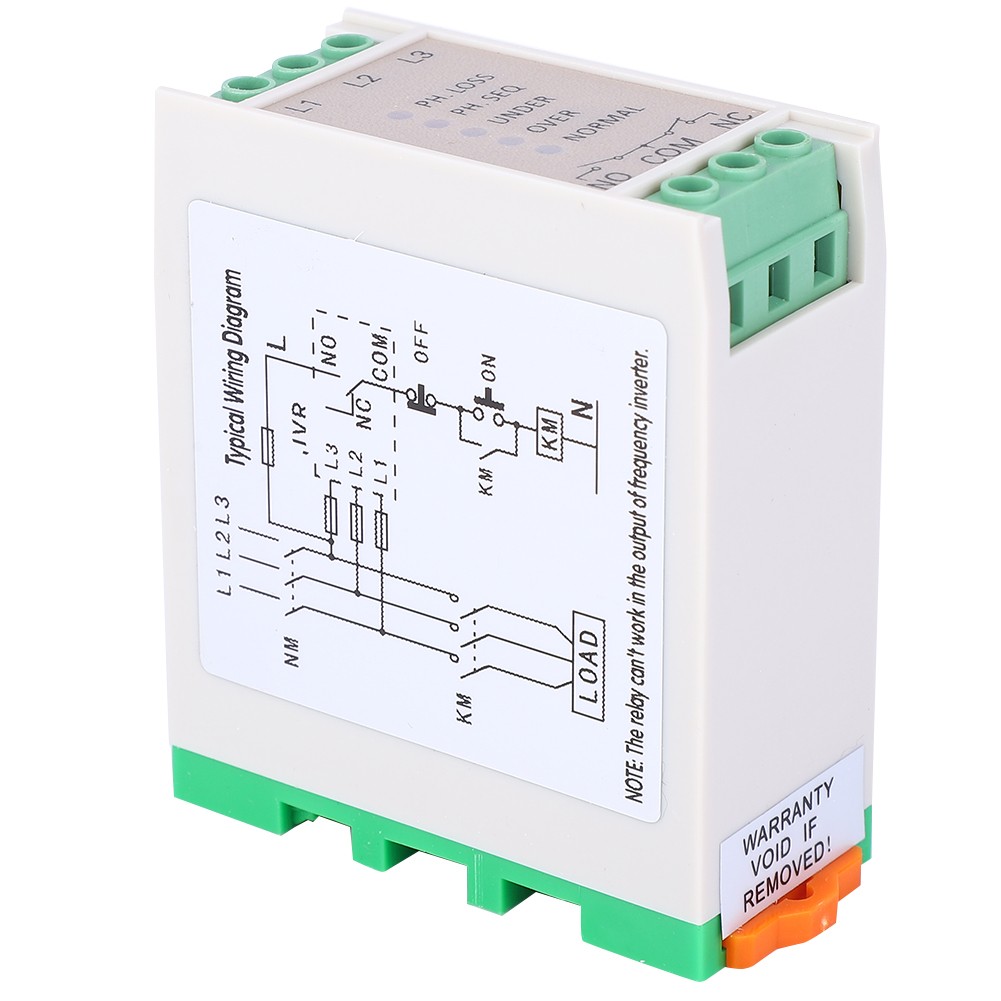 440VAC Over & Under Voltage Failure Phase Sequence Protector 3 Phase Power
