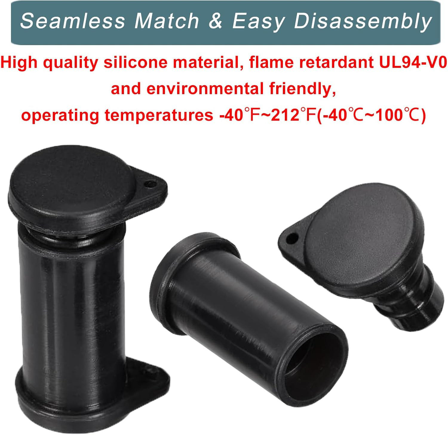 Solar Connector Caps, IP67 Solar Panel Connector Cap Weather Resistant Dust Male