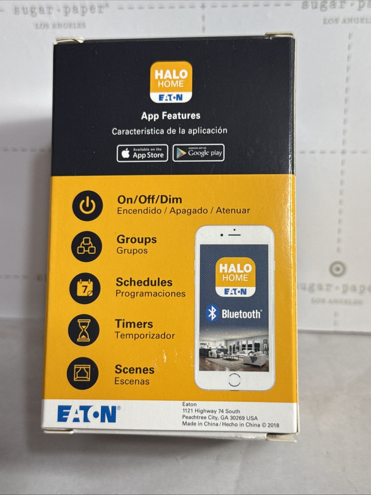 Halo Home In-Wall Bluetooth Accessory Wireless Remote Control Dimmer Black