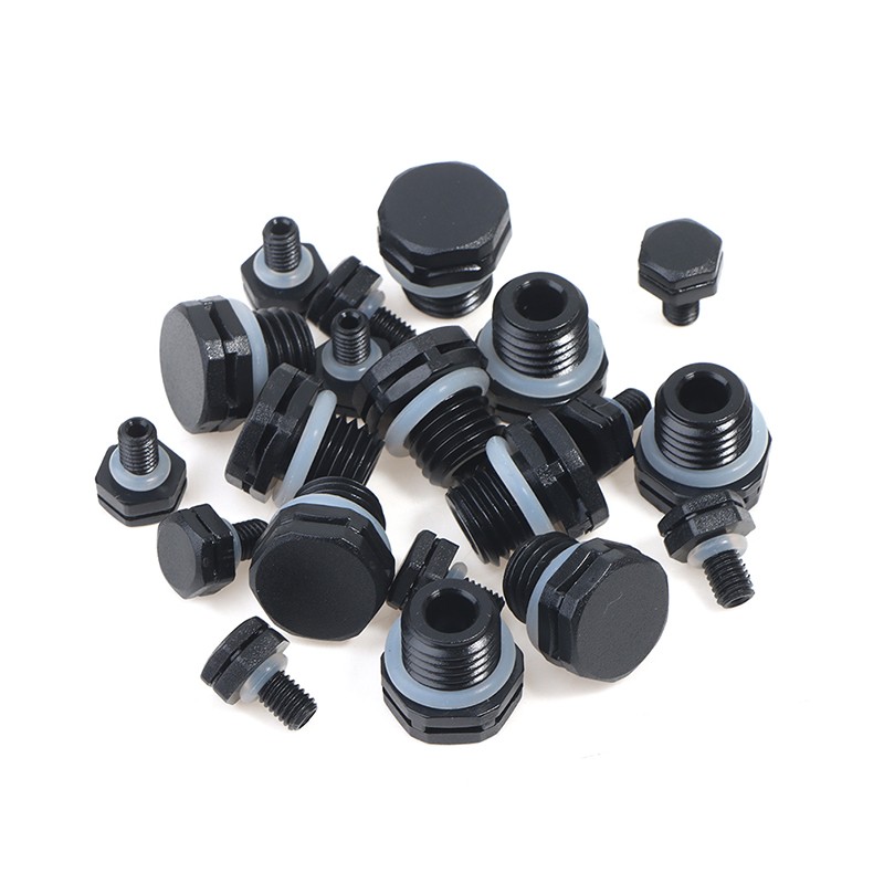 10Pcs M12*1.5 Nylon Waterproof Air Vent Valve Screw In Protective Vent Plug-NN